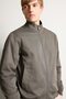Slim Fit Lined Zippered Khaki Men's Coat D7338Ax/Kh522 - 4