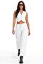 Mixray Buttoned V-Neck Short Top - 3