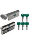 Kale 264Bts+Btsm Ball Trap Cylinder Set of 2 Anthracite 5 Keys (68mm-26+10+32)