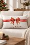 New Year Patterned Double-Sided Printed Velvet Throw Pillow Cover - 35X55 cm |   Soft Touch, Stylish Design