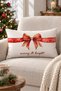 New Year Patterned Double-Sided Printed Velvet Throw Pillow Cover - 35X55 cm |   Soft Touch, Stylish Design - 5