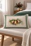 New Year Patterned Double-Sided Printed Velvet Throw Pillow Cover - 35X55 cm |   Soft Touch, Stylish Design - 4