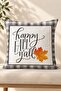 Autumn Themed 43X43 Velvet Cushion Cover - 5
