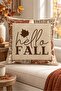 Autumn Themed 43X43 Velvet Cushion Cover - 3