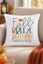 Autumn Patterned Throw Pillow Cover - 5