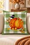 Autumn Themed 43X43 Velvet Cushion Cover