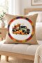 Autumn Themed 43X43 Velvet Cushion Cover - 4