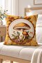 Autumn Themed 43X43 Velvet Cushion Cover - 4