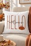 Autumn Patterned Throw Pillow Cover - 5