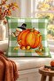 Autumn Themed 43X43 Velvet Cushion Cover - 3