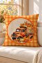 Autumn Themed 43X43 Velvet Cushion Cover - 3