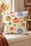 Autumn Themed 43X43 Velvet Cushion Cover - 3