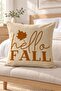 Autumn Themed 43X43 Velvet Cushion Cover - 4