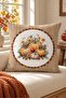 Autumn Themed 43X43 Velvet Cushion Cover - 3