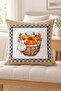 Autumn Themed 43X43 Velvet Cushion Cover - 4