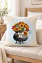 Autumn Themed 43X43 Velvet Cushion Cover - 4