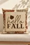 Autumn Themed 43X43 Velvet Cushion Cover - 5