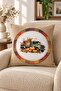 Autumn Themed 43X43 Velvet Cushion Cover - 2