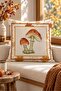 Autumn Themed 43X43 Velvet Cushion Cover - 3