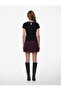 Crew Neck Short Sleeve Stoned Knit Sweater - 3