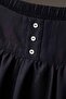Wide Waist Detailed Skirt Black - 5