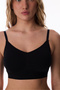 Traceless Black 24 Hour Cotton Seamless Bralet Without Underwire - 3