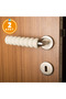 2 Pieces Soft Door Handle Protective Impact Prevention Baby Safety and Child Safety Set - 8