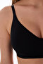 Black Non-Marking Invisible Cotton Wire-Free Bra - 4