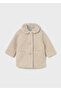 Baby Girl Fur Collar Plush Coat - 3