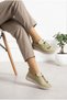 Elastic Genuine Leather Shoes