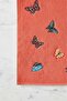 Butterfly Embroidered 100% Cotton 5-Piece Towel Set 50X90 cm - 5