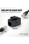Mn119Ck Cat6 Rj45 Female to Female Clip-On Ethernet Cable Joiner and Extension Attachment-5 Pcs Black - 4