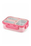 3 Compartment Steel Nutrition Container 620 ml Vgn 7097 - 4