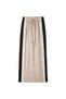 Adjustable Waist Colorblock Pants - 3