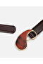 Metal Buckle Belt with Acrylic Inserts - 3