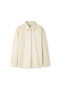 Sequined Raw Edge Shirt Jacket - 3