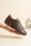 Women's Rubber Lace-Up Flat Rubber Sole Sneaker Comfortable Casual Shoes Lightweight Walking Sports Shoes - 3