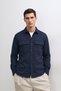 Men's Navy Blue Jean Shirt with Pockets