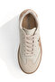 Women's Beige Crepe Comfortable Fit Half Star Patterned Sneaker - 3