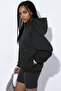Glittery Hooded Sweatshirt - 2