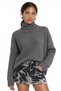 Mixray Oversize Ribbed Turtleneck Sweater - 4