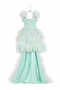 Short in the Front and Long in the Back, Evening Dress with Detachable Tail. - 5