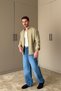Wuhan 100% Cotton Baggy Blue Men's Jeans - 6