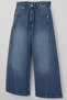 Girl's Jean Trousers, Washable, Zippered, Buttoned, 4-8 Years Old, Blue - 7
