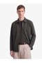 Regular Fit Pocketed Snap Button Classic Collar Pocketed Long Sleeve Shirt - 3