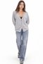 Mixray Heart Detailed Oversize Knitwear Cardigan - 3