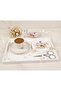 Oyster Pearl 4-Piece Porcelain Coffee Cup Set for 2 People (Platinum Gilded) - 3