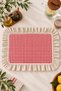 6-Piece Checkered Ruffle Detailed American Service Plate/Supla - 2