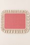 6-Piece Checkered Ruffle Detailed American Service Plate/Supla - 3