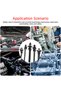 PINMOAP 25PCS Nylon Push Fit Design Self-Locking Cable Tie Combination Of Fixing Clips For Automotiv - 5